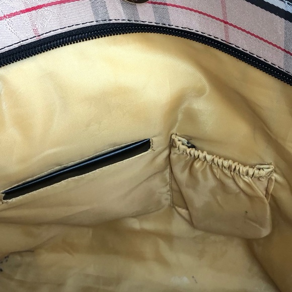 Burberry London Canvas Tote Bag 16inX12.5in - Picture 9 of 14